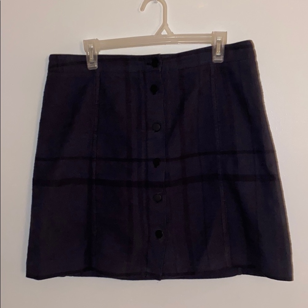Navy and black skirt